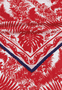 Botanical Garden 100 x 100 - red/navy