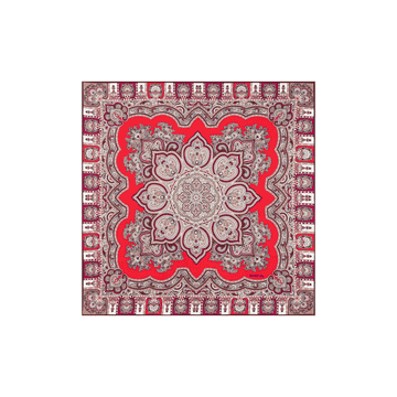 Timeless Paisley 70x70 - multi red