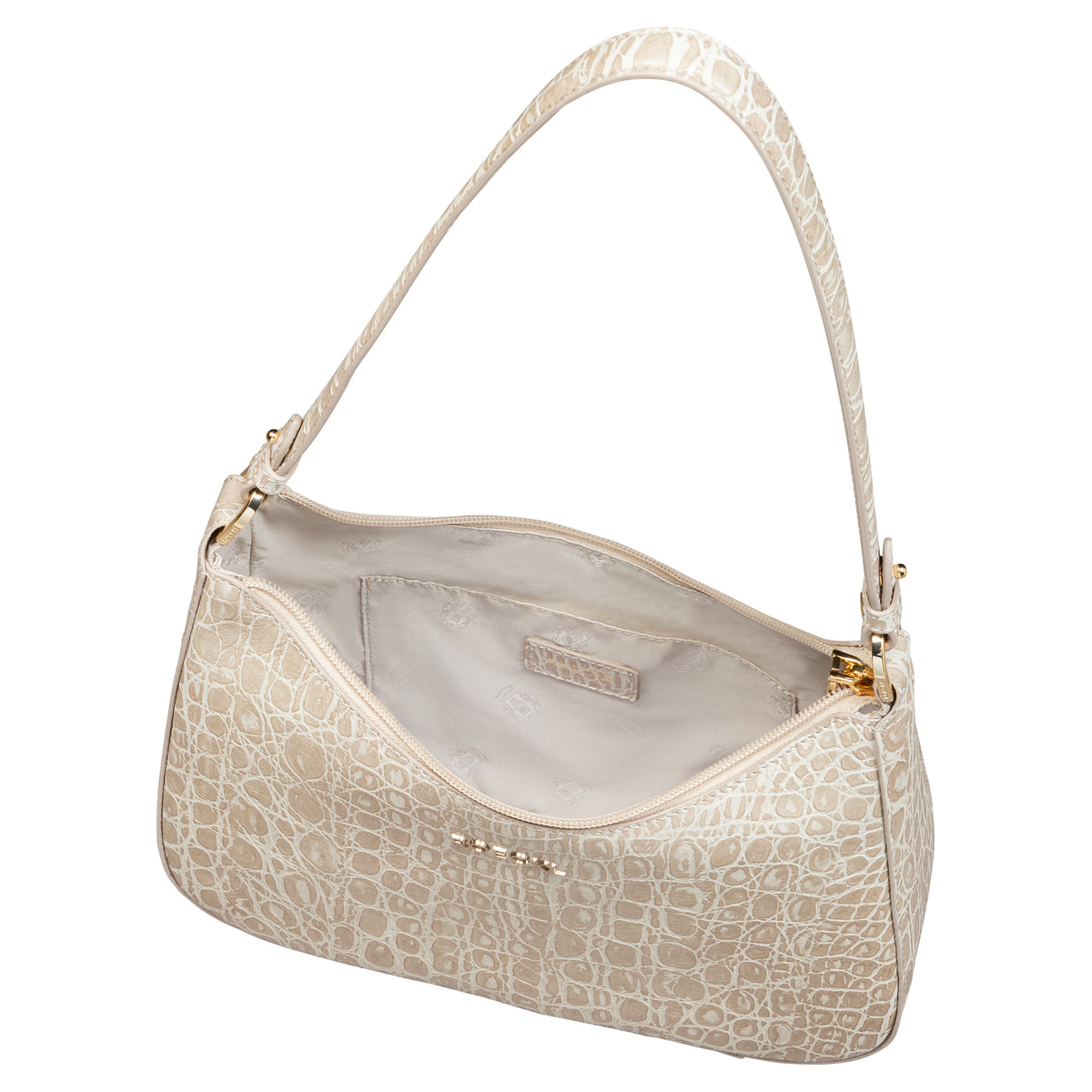 Cleo small Croco - light stone