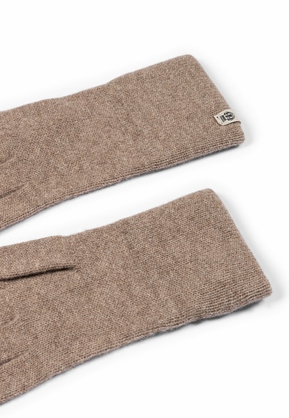 Pure Cashmere Handschuhe  - taupe