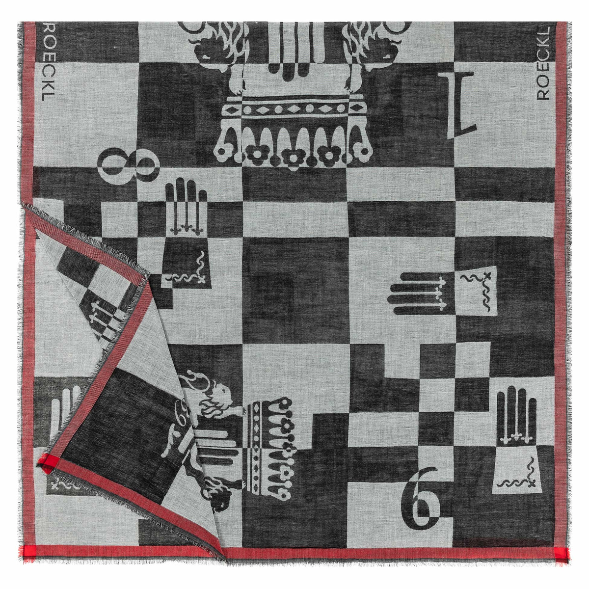 Panel Patchwork - white/black