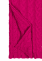 Braided Cashmere Schal 30x180 - berry
