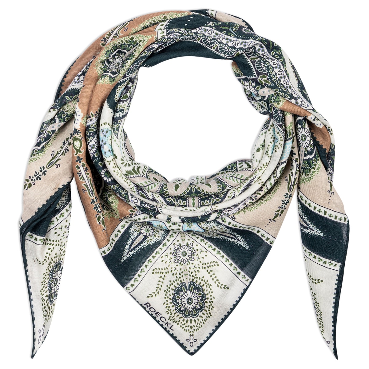 Ornamental Grace 90x90 - multi emerald