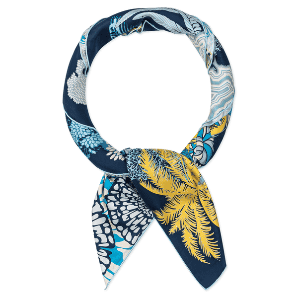 Leopard Camouflage 106x106 - multi blue