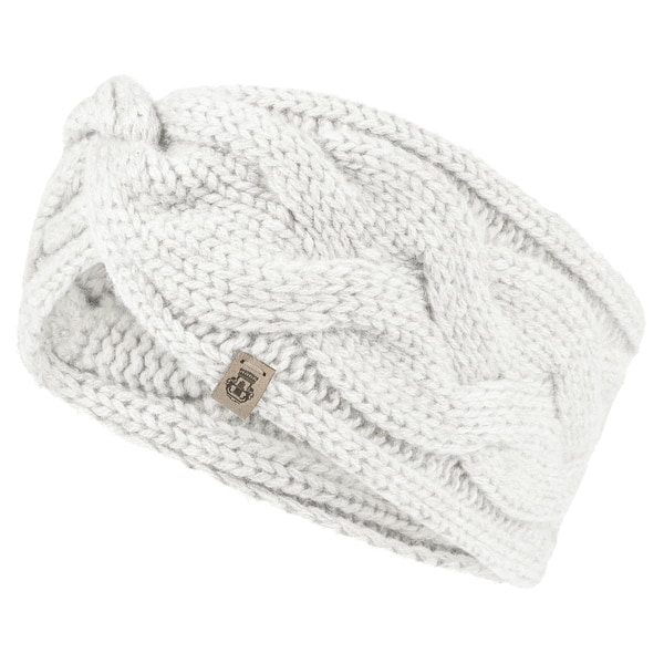 Braided Cashmere Stirnband - woolwhite