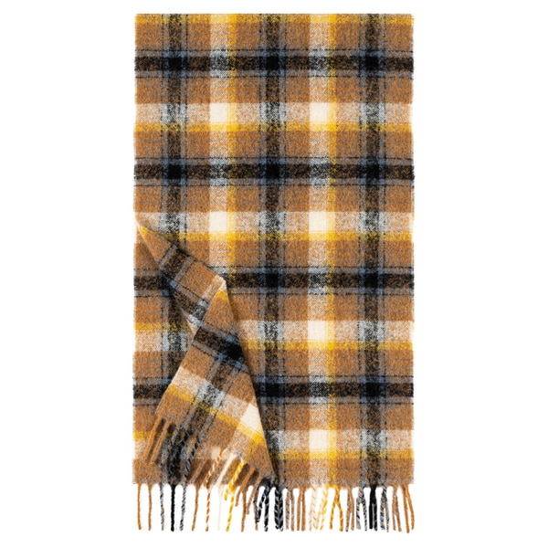 Bold Check 55x180  - multi beige