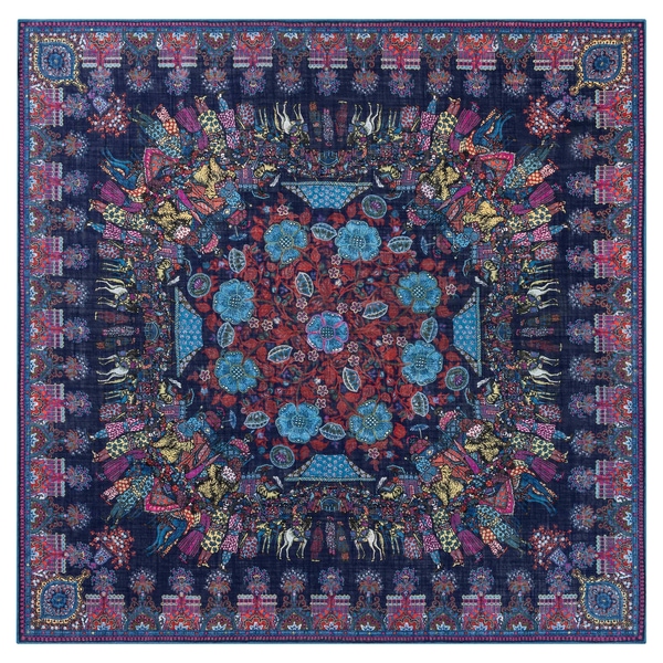 Persische  Hochzeit 90x90 90x90 - multi blue