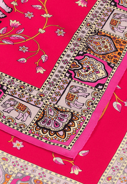 Elephant Garden 53x53 - multi pink