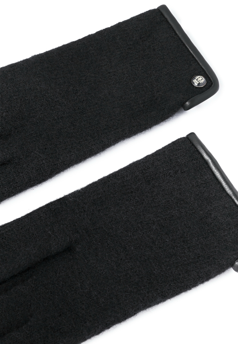 Klassischer Walkhandschuh Women - black