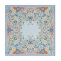 Floral Frame 100 x 100 - multi blue