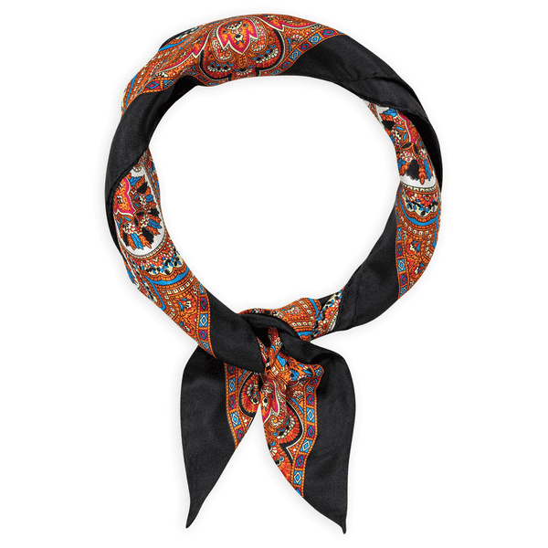 Young Paisley 53 x 53 - multi black