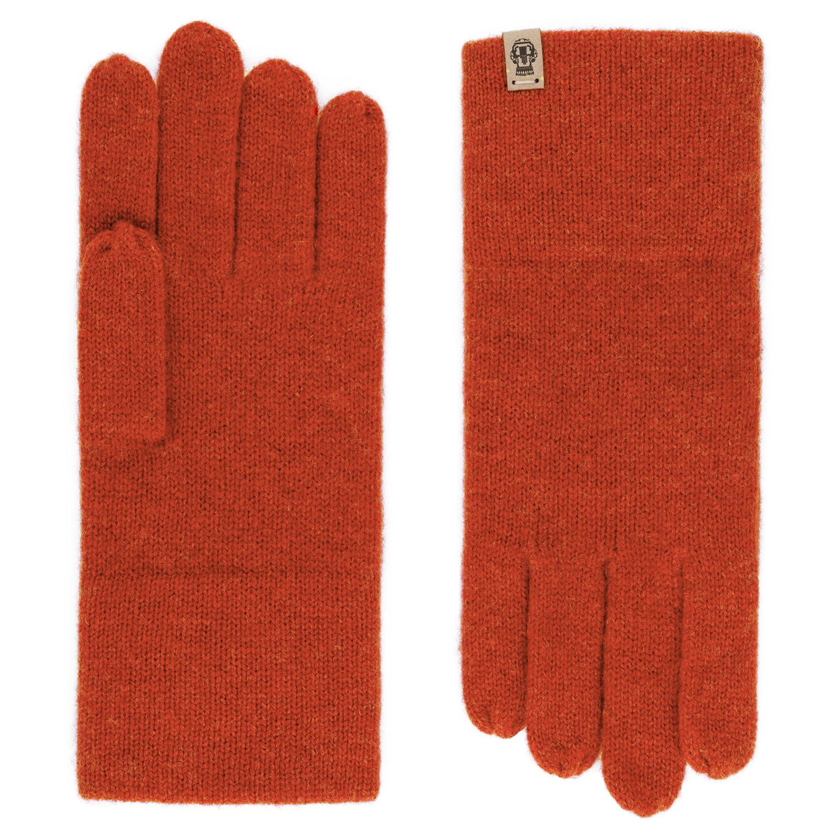 Pure Cashmere Handschuhe - brick