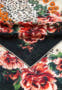 Blooming Wilderness 100x100  - black multi