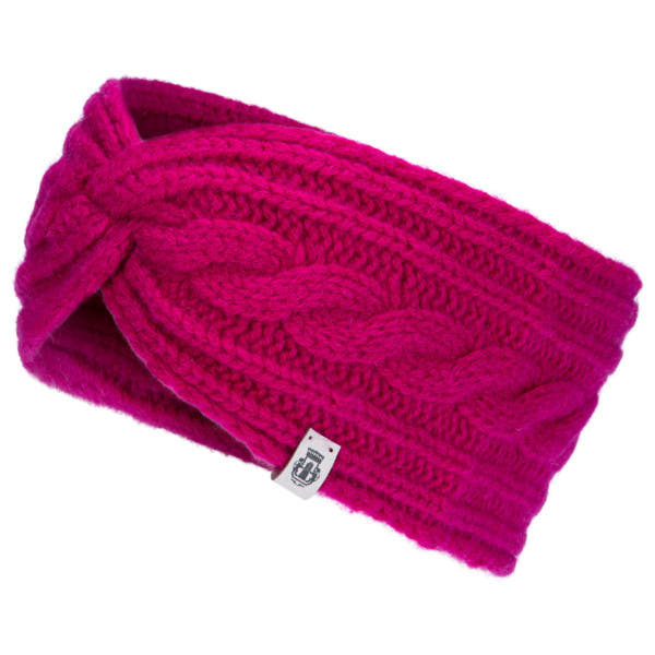 Cabled Charm Strirnband  - berry