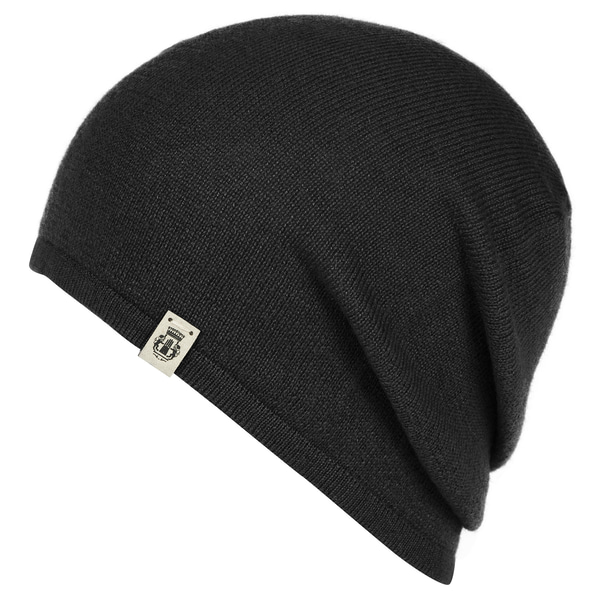 Business Cashmere Muetze - black
