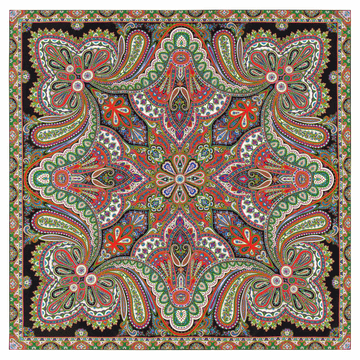Aesthetic Paisley 140x140 - black flash