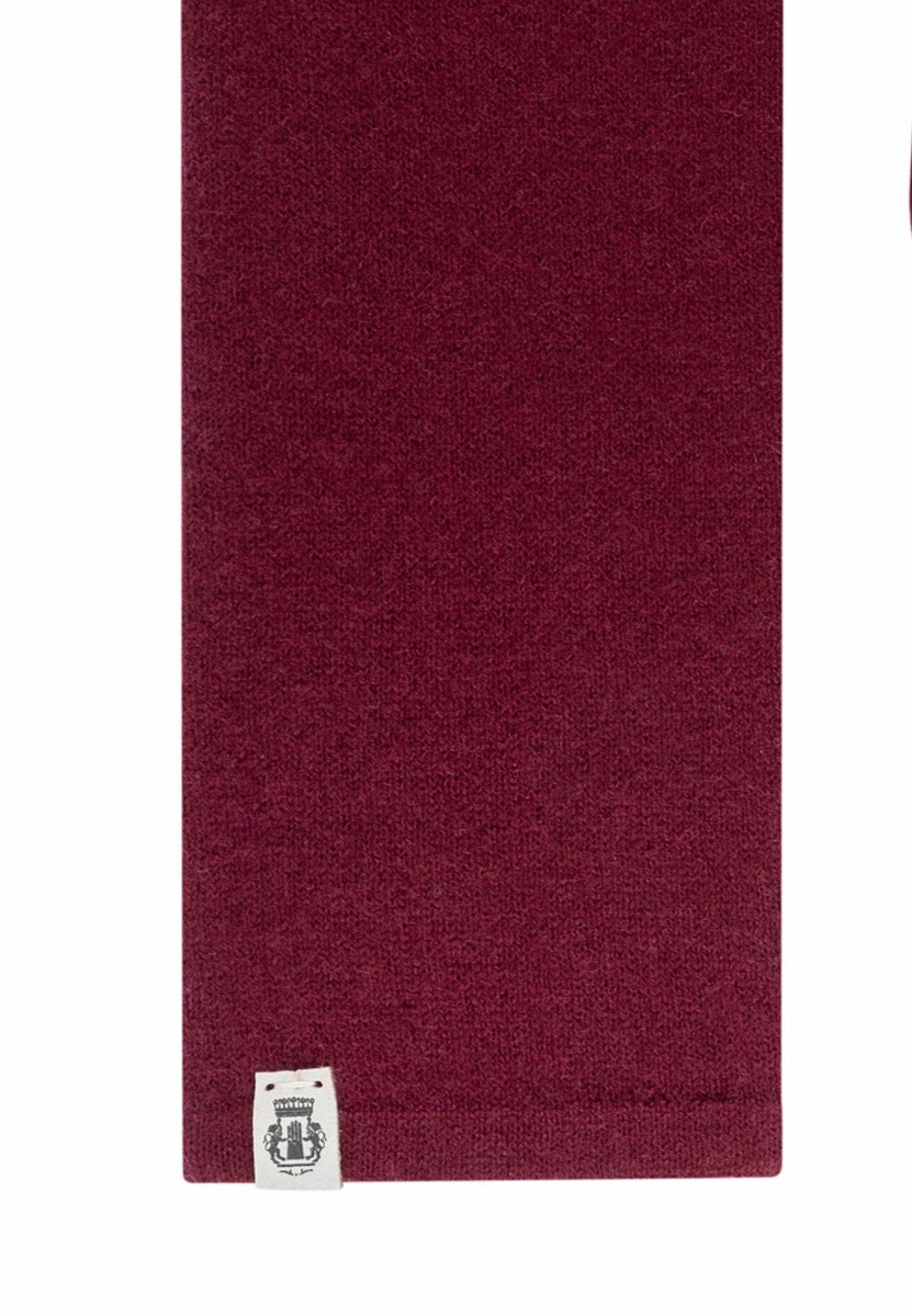 Pure Cashmere Stulpe - burgundy