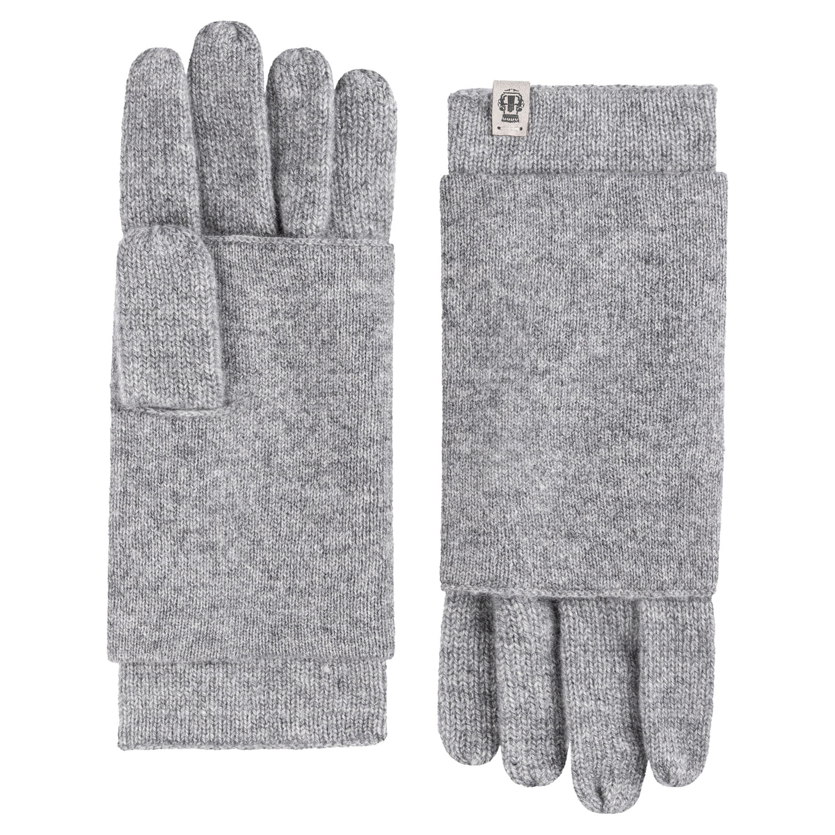 Pure Cashmere Stulpenhandschuhe - flanell