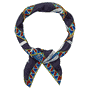 Delia 86x86  - navy/wine