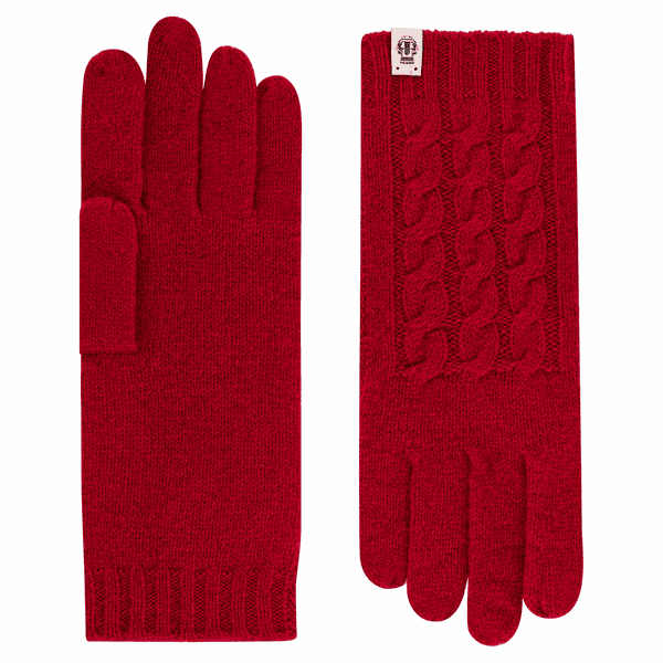 Braided Handschuh - classic red