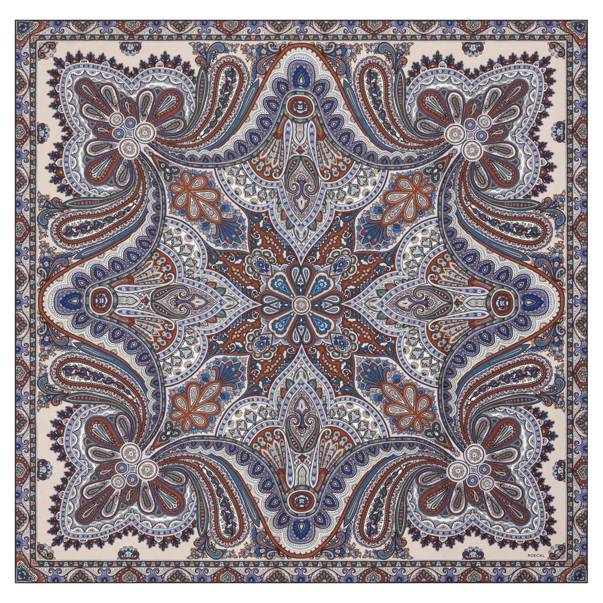 Aesthetic Paisley 140x140  - multi natural