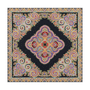 Square Garden Paisley 90x90 - black multi