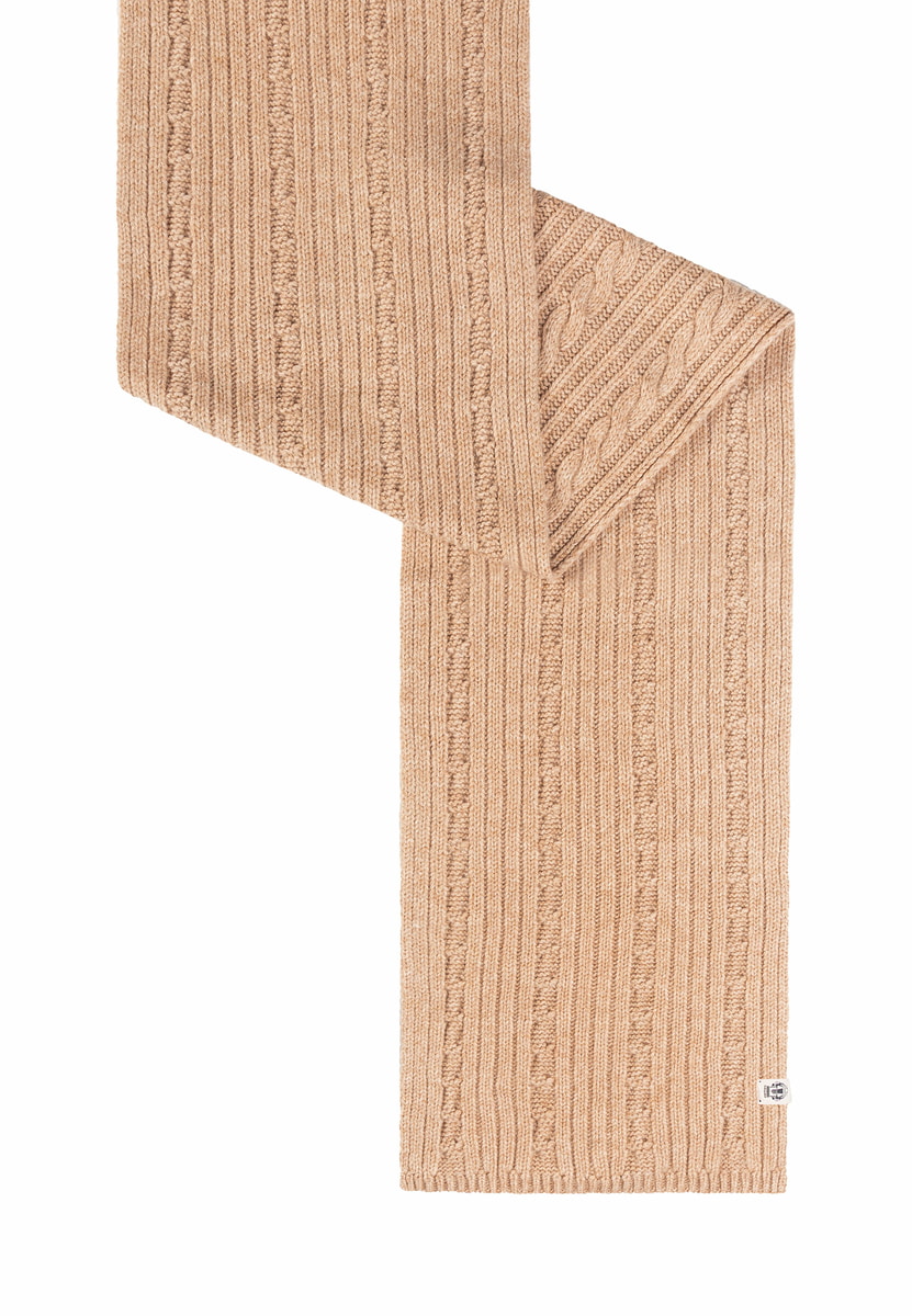 Cabled Charm Schal 30x180  - cashmere