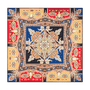 Ornamental Grace 90x90  - multi navy