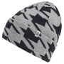 Modern Pepita Muetze - silvergrey