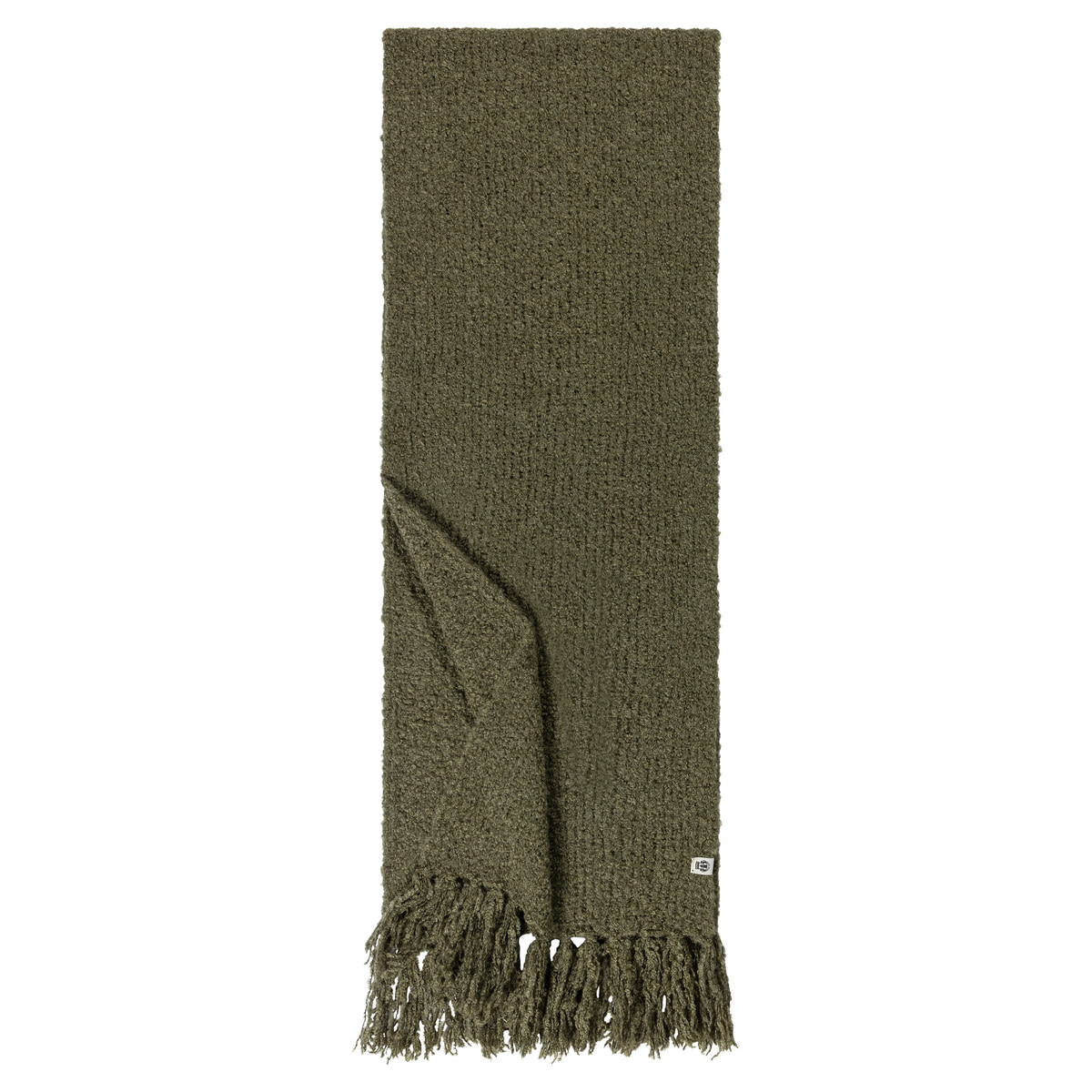 Classic Bouclé Schal 35x180  - moss