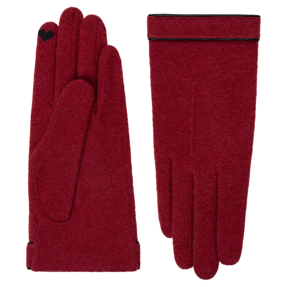 Leather Piping Touch - classic red