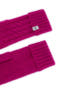 Cabled Charm Strickhandschuhe  - berry