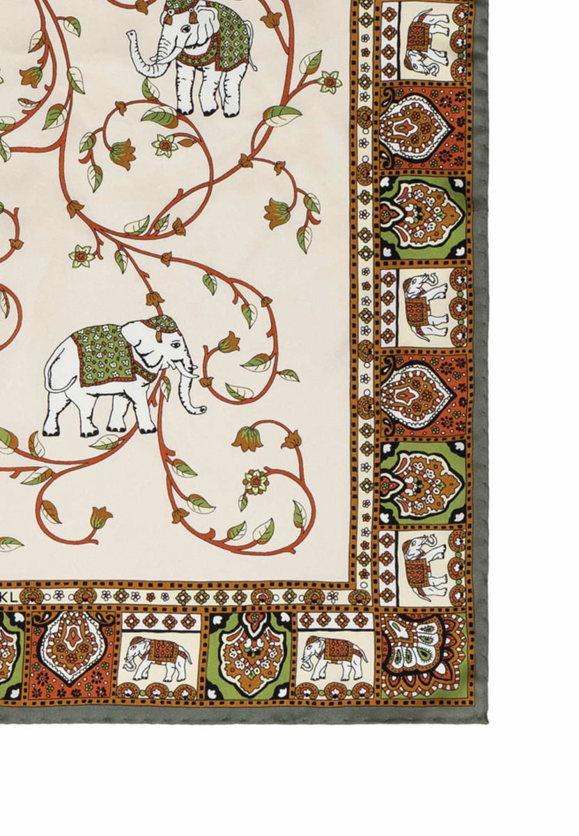 Elephant Garden 53x53 - multi olive