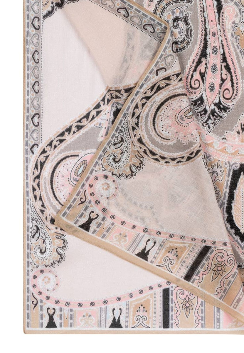 Shimmering Ornament 70x80 - multi cashmere