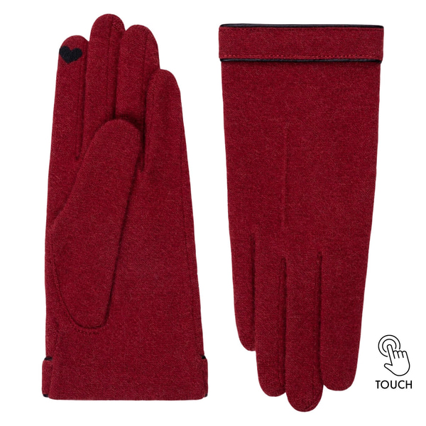 Leather Piping Touch - classic red