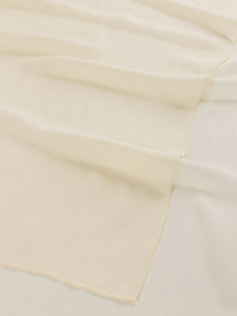 Classic Georgette 65 x 180 - creme