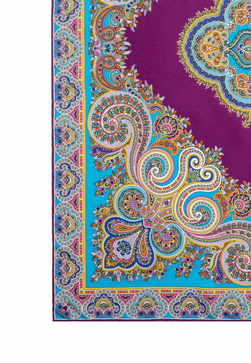 Square Garden Paisley 90x90 - multi prune