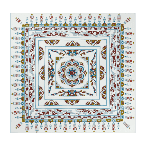 Desiree 105x105 - aqua/petrol