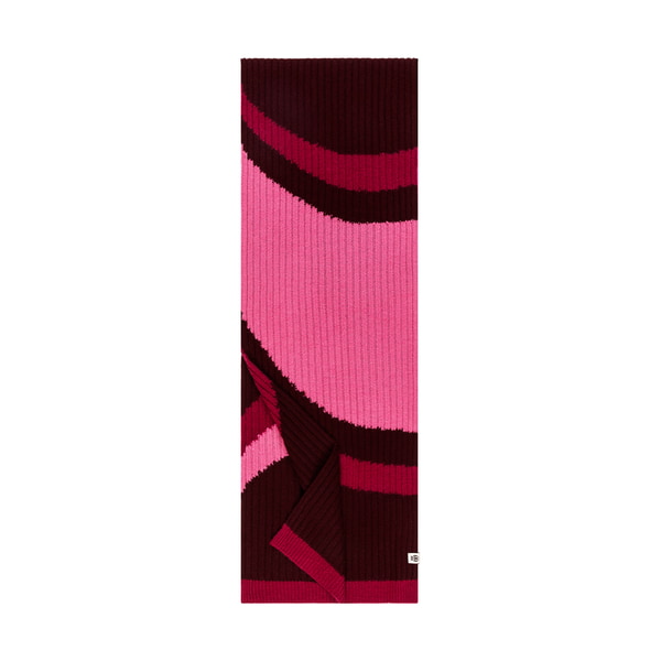 Colour Waves Schal 30x180 - wine