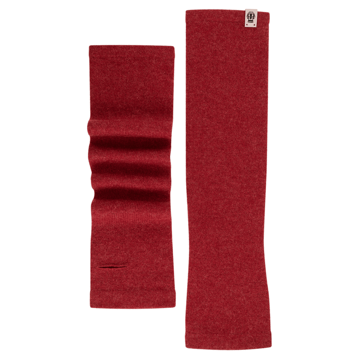 Pure Cashmere Stulpe - classic red