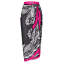 Botanical Garden 100x160  - black/pink
