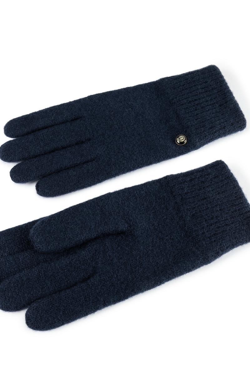 Walkhandschuh mit Kaschmir - navy