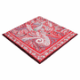 Wool Feather 90x90  - multi scarlet