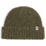 Classic Bouclé Umschlagmütze  - moss