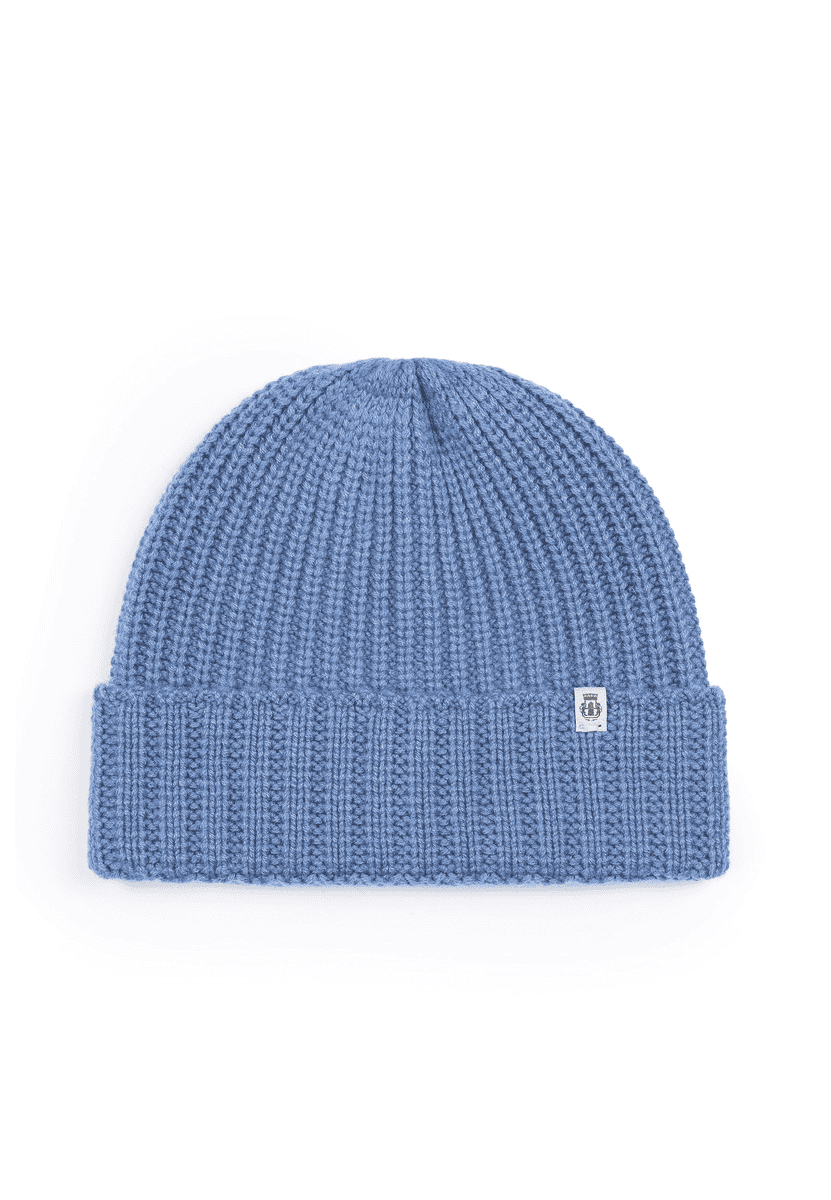 Pure Cashmere Umschlagmuetze  - dove