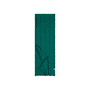 Braided Cashmere Schal 30x180 - emerald