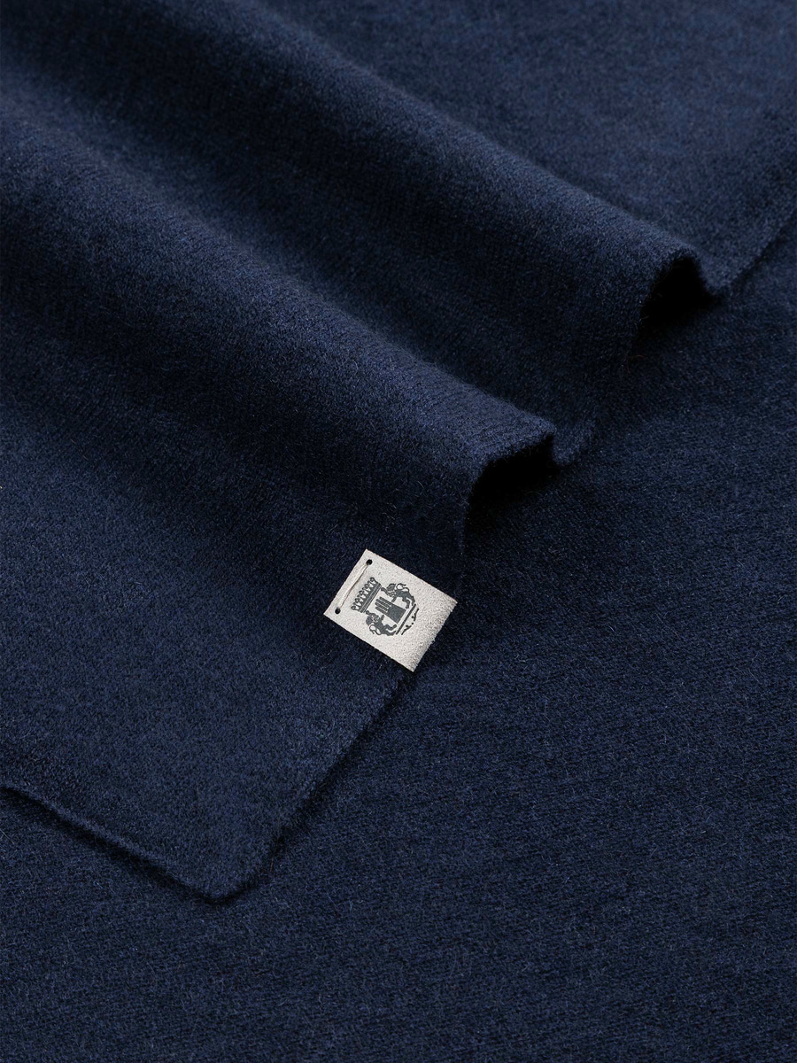 Business Cashmere Schal 30x180 - navy