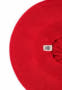 Calais/Light Bamboo Baske - poppy red