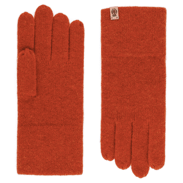 Pure Cashmere Handschuhe - brick