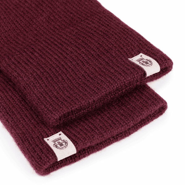 Pure Cashmere Handschuhe - wine